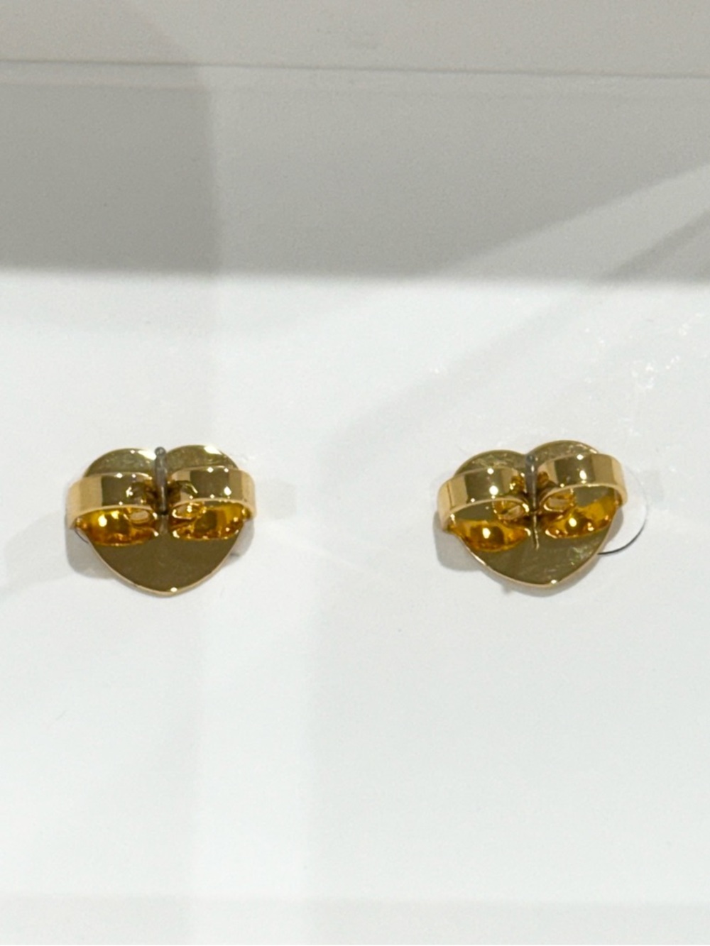 Kate Spade Pink Gold-Tone Color Cubic Zirconia Stud Earrings - Picture 3 of 4